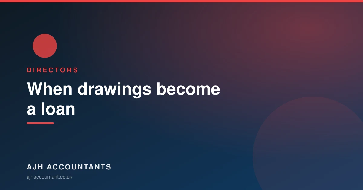 Illustration of an overdrawn director loan account and section 455 tax